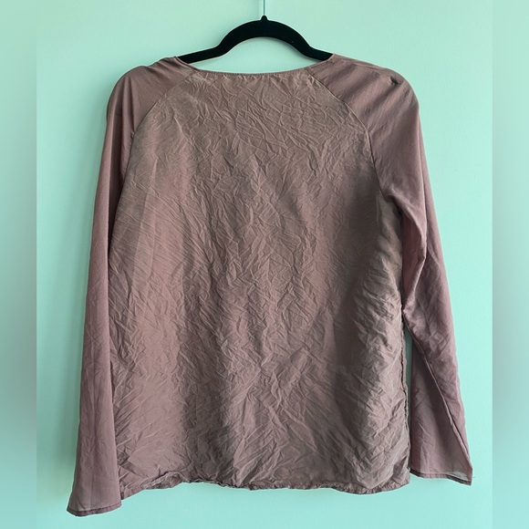 Kate Spade Saturday Mauve Saturday Silk Blouse - Picture 3 of 5